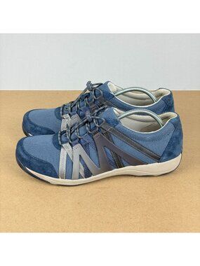 Dansko Henriette Casual Sneakers Womens 8.5/9 EU 39 Blue Gray Bungee Lace